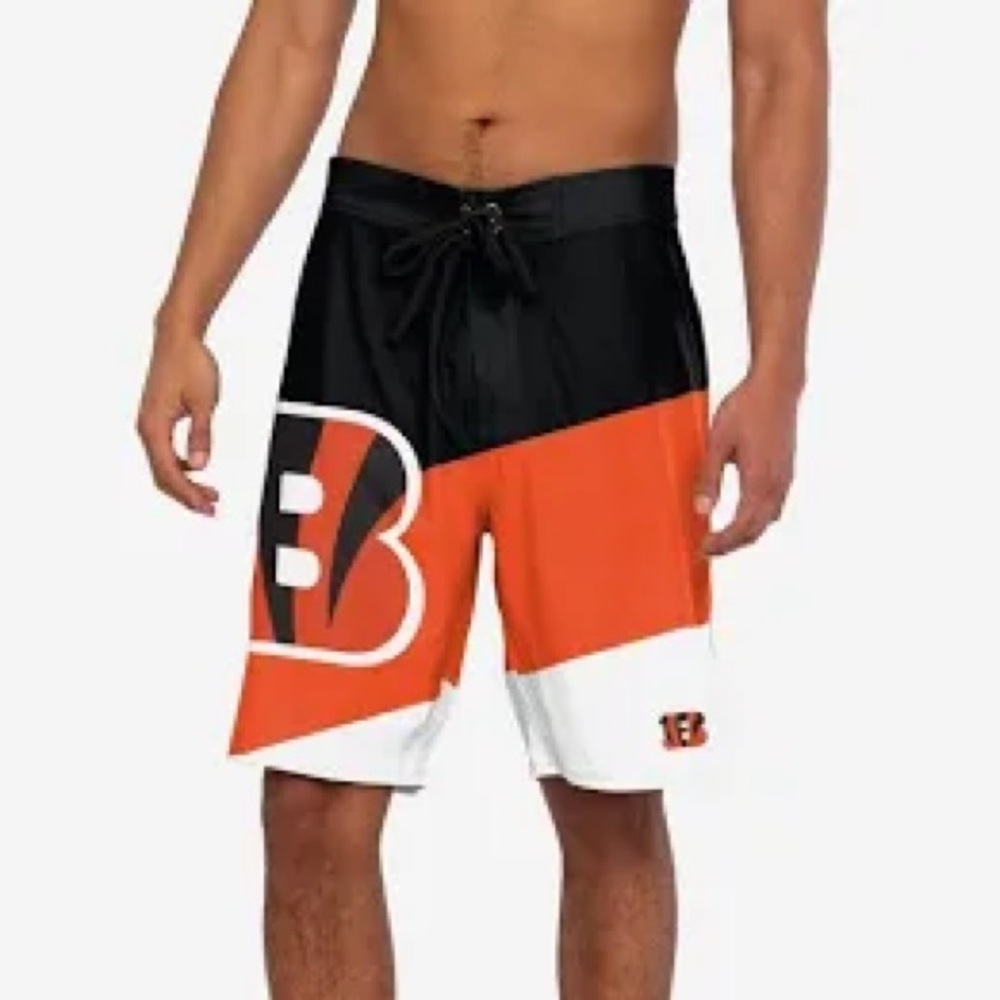 FOCO Cincinnati Bengals Color Dive Board shorts 2XL mens swim trunks NFL